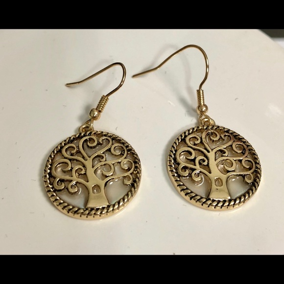 Life of tree vintage earrings - Picture 5 of 5